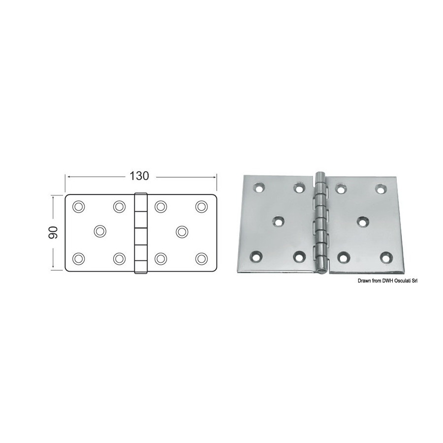 Charnières 2,5 mm 
