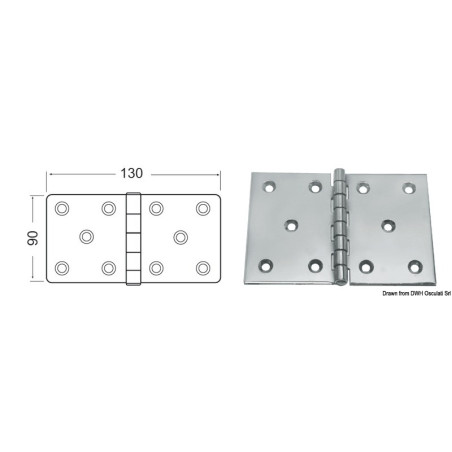 Charnières 2,5 mm