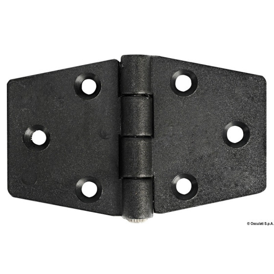 Charnières Variante ou Accessoires Réduit:reinforcé noir 98x65 mm *38.823.20* Qté : 6