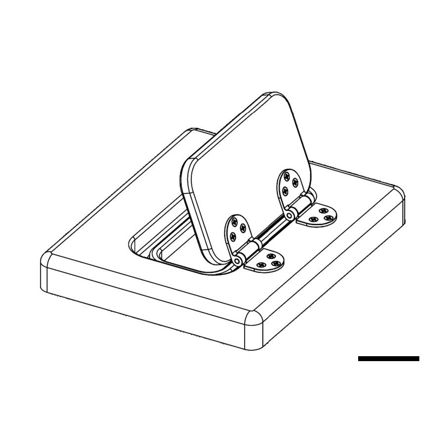 Charnière autobloquante 