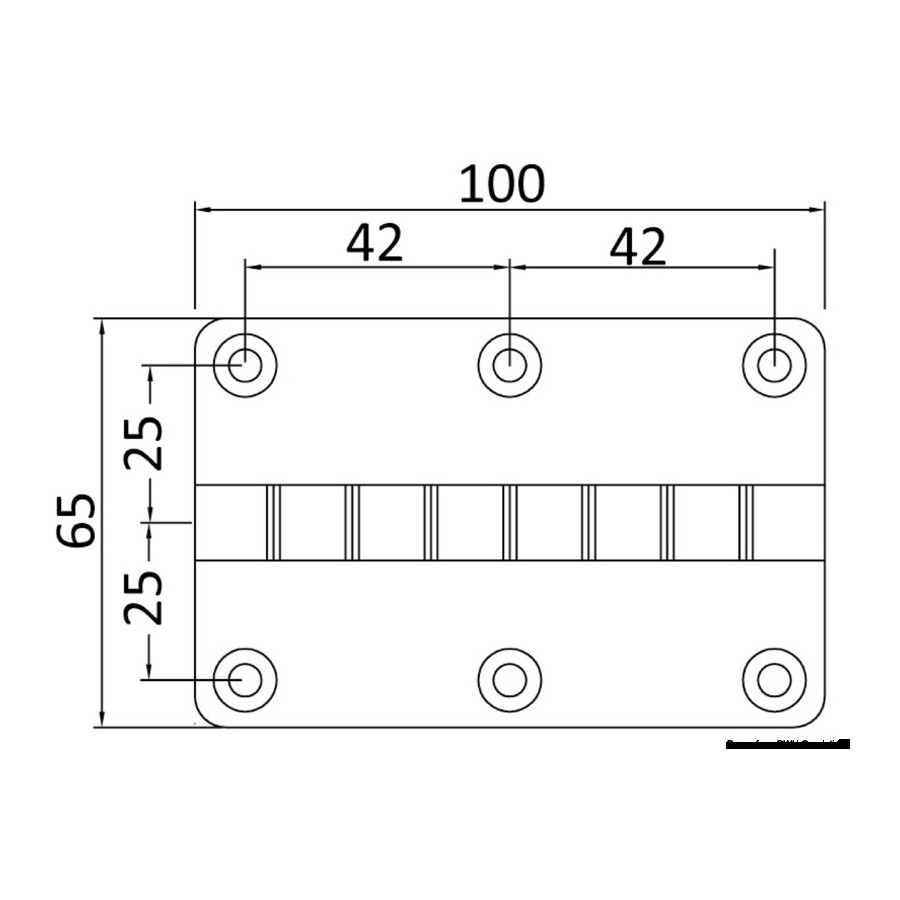 Charnière frictionnée auto-portante 
