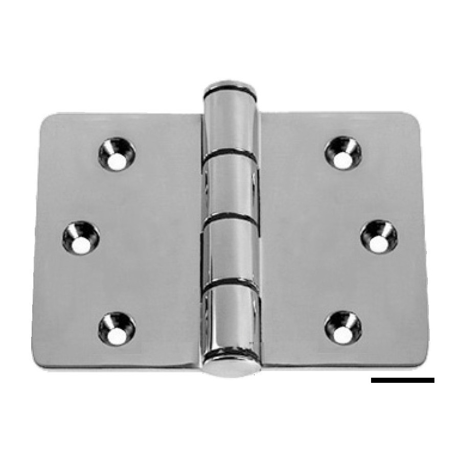 Mega charnière moulée Variante ou Accessoires Réduit:moulée AISI316 38x38x76 mm *38.921.00*