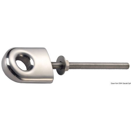 Anneau proue/poupe en inox AISI 316 poli miroir