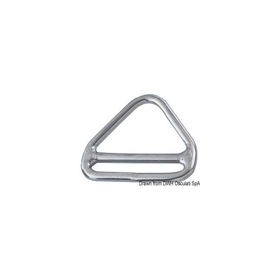 Anneau triangulaire à barrette 