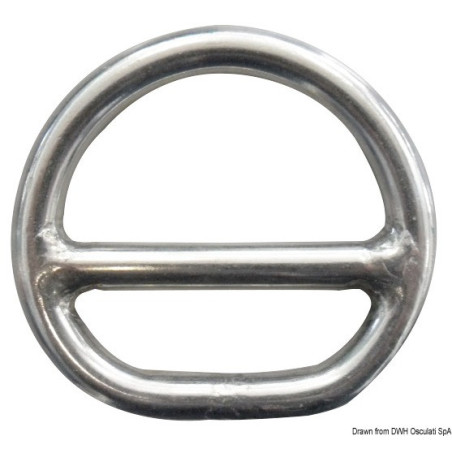 Anneau demi-rond à barrette