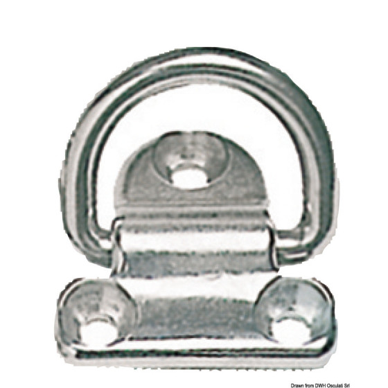 Anneaux rabattables en inox 