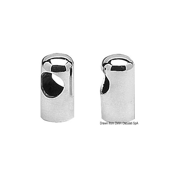 Embout de main-courante arrondi obtenu d'un tube 