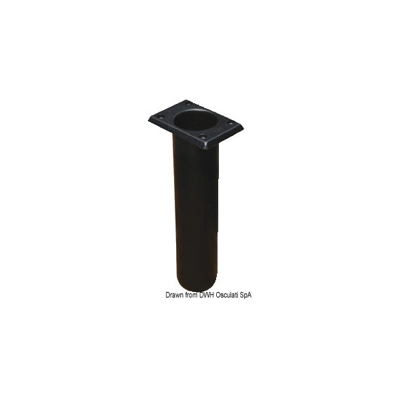 Porte-canne en polypropylène UV stabilisé Variante ou Accessoires Réduit:polypr UV stabilizé carré noir 230mm *41.164.01* Qté : 