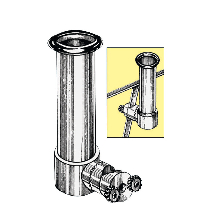 Porte-canne à pêche pour balcons, mains-courantes etc… 