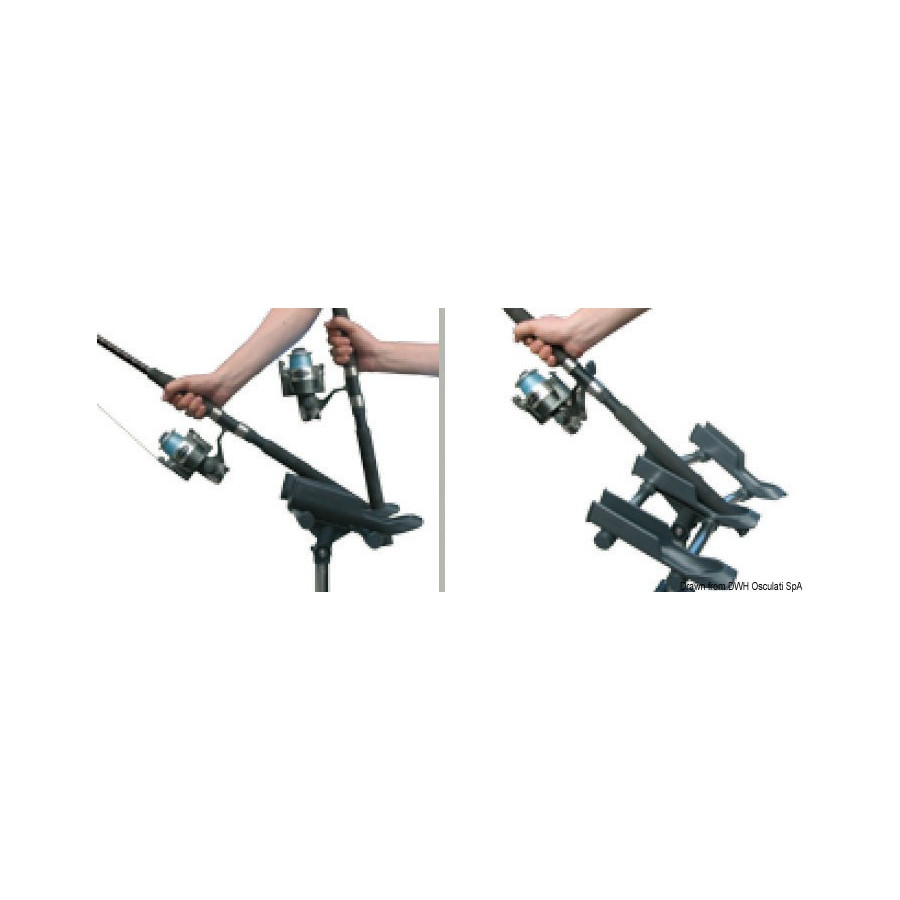 Support de cannes à pêche QUICKLIFT 2 en 1 et 3 en 1 