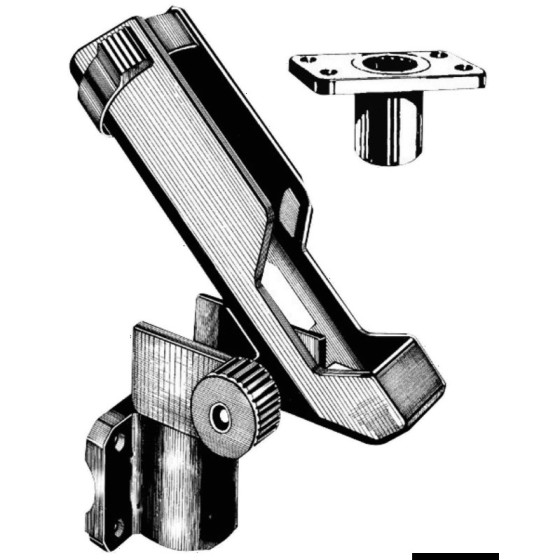 Porte-canne à pêche réglable en nylon Variante ou Accessoires Réduit:orientable *41.169.00*