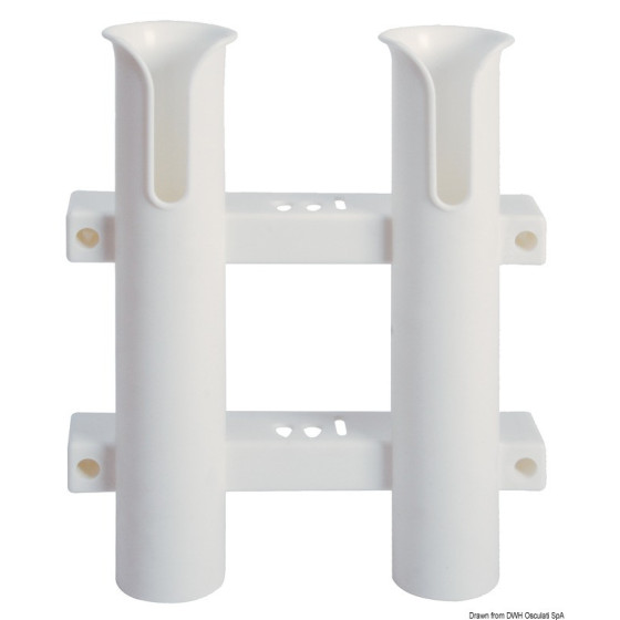 Porte-canne à pêche fixe à paroi, en plastique Variante ou Accessoires Réduit:plastique fixation à paroi N. 2 *41.170.93* Qté : 