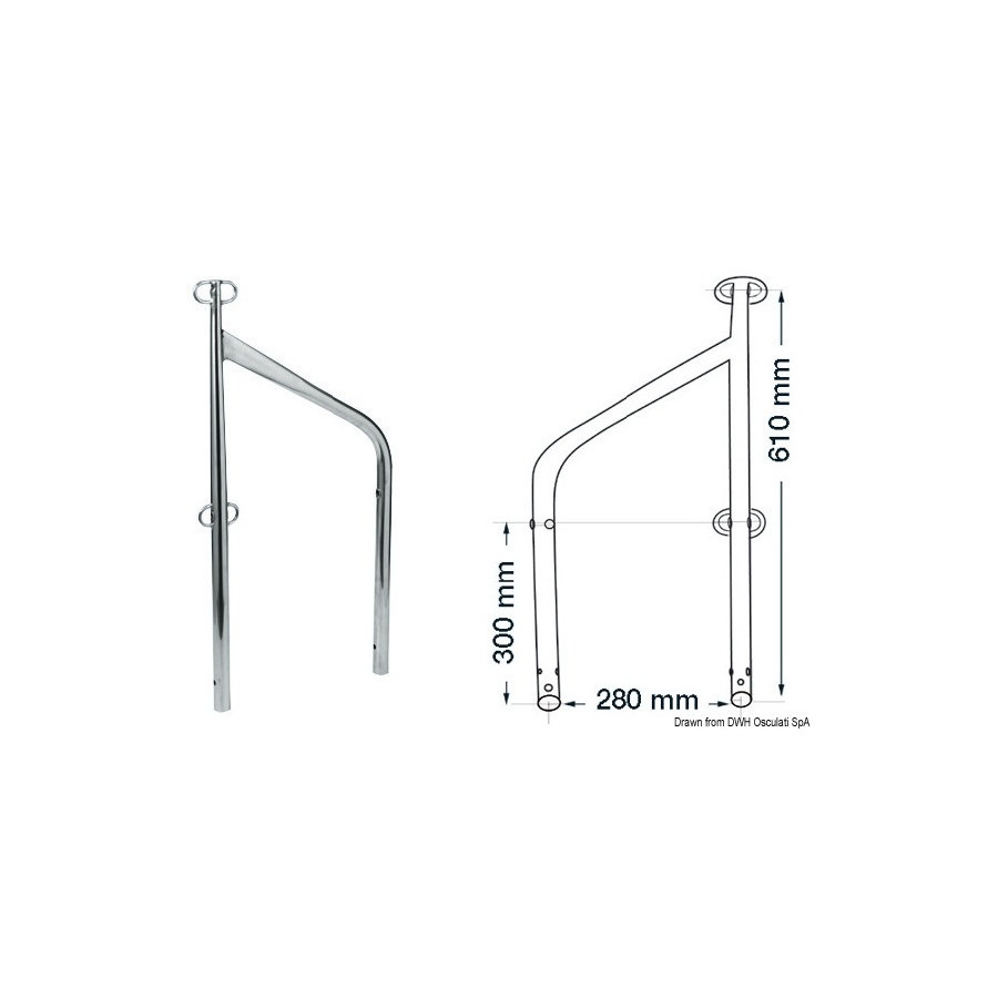 Chandelier double pour grilles externes 