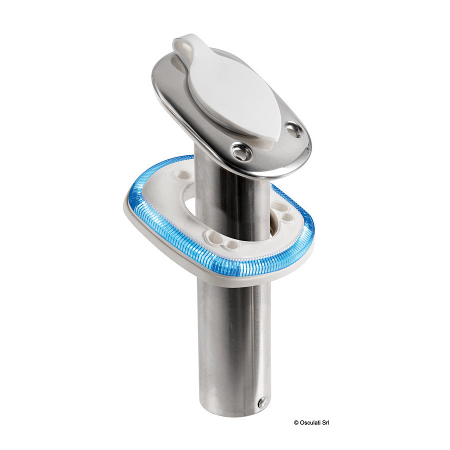 Base avec LED pour porte-canne 