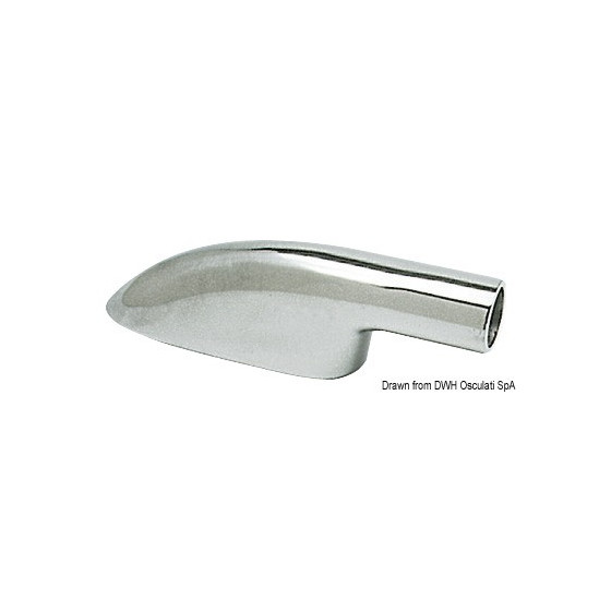 Support pour main-courante façonné Variante ou Accessoires Réduit:terminal laiton chromé 22 mm *41.611.00*