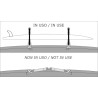 Kit support pour SUP ou passerelle en acier inox