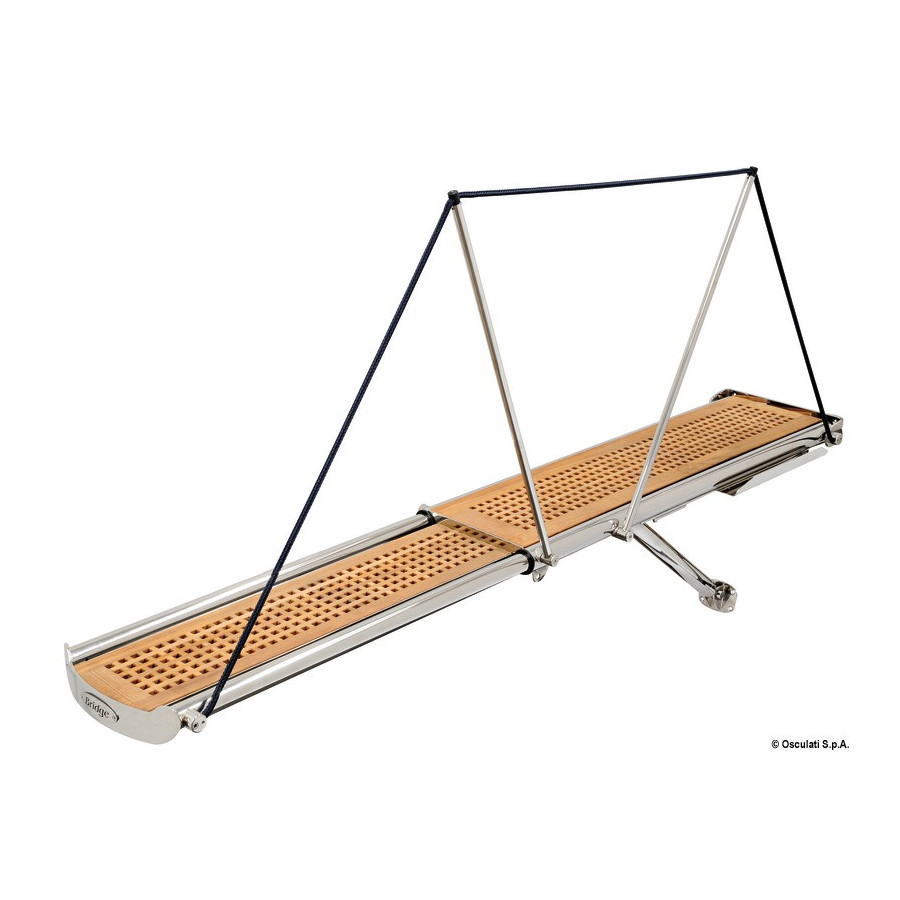 Passerelles hydrauliques téléscopiques BRIDGE avec structure en inox AISI 316 poli miroir 