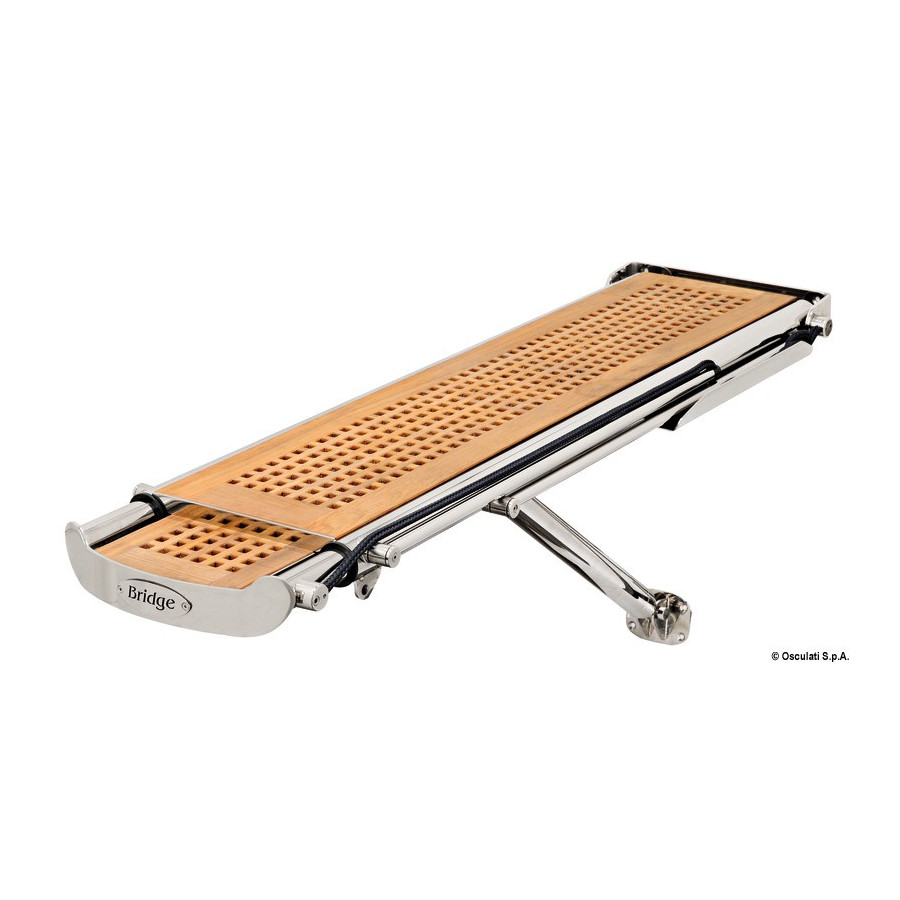 Passerelles hydrauliques téléscopiques BRIDGE avec structure en inox AISI 316 poli miroir 