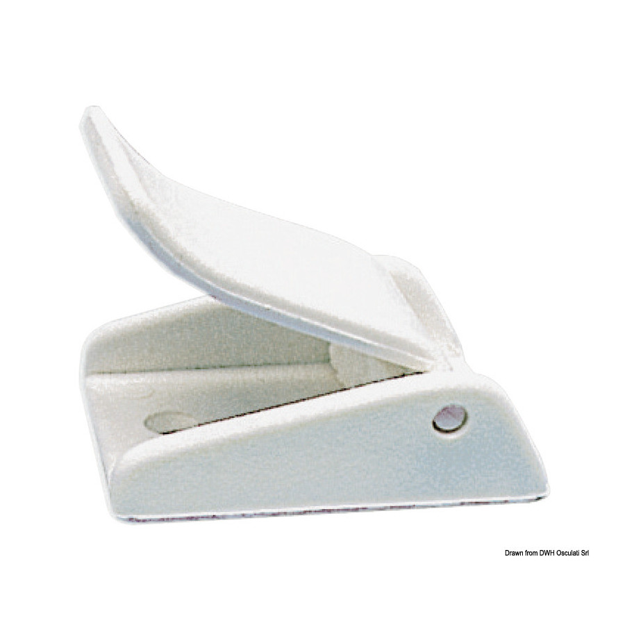 Boucles en plastique blanc 