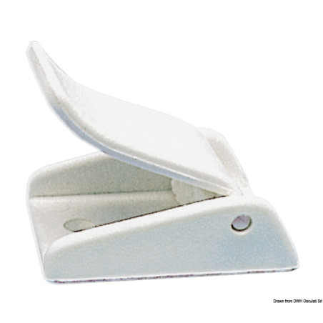 Boucles en plastique blanc