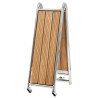 Passerelles pliantes en inox poli miroir