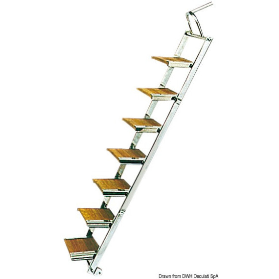 Passerelle/échelle en inox 