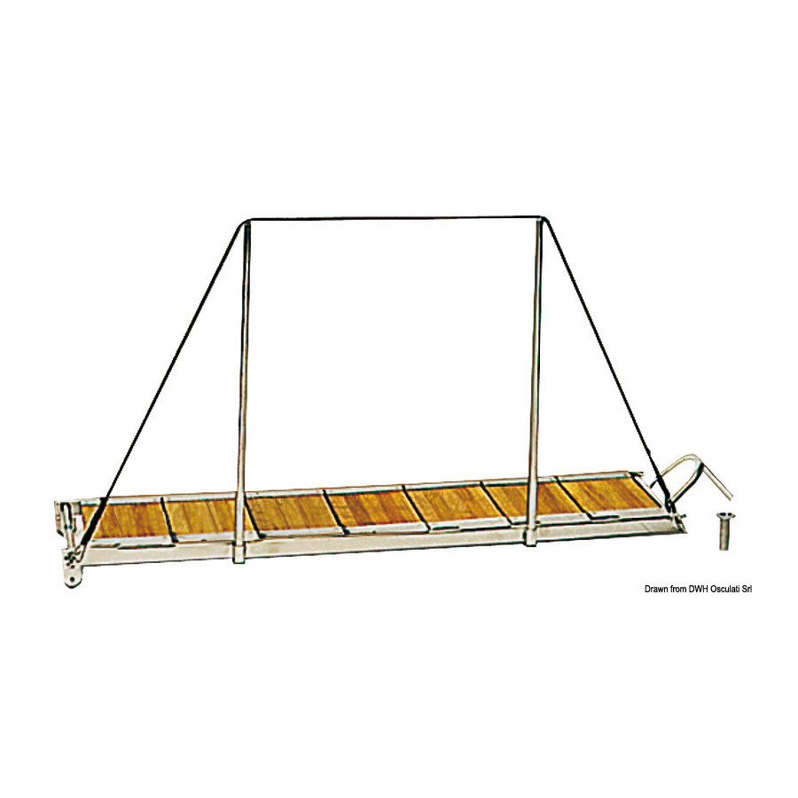 Passerelle/échelle en inox 