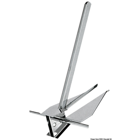 Ancre type DANFORTH en AISI316 