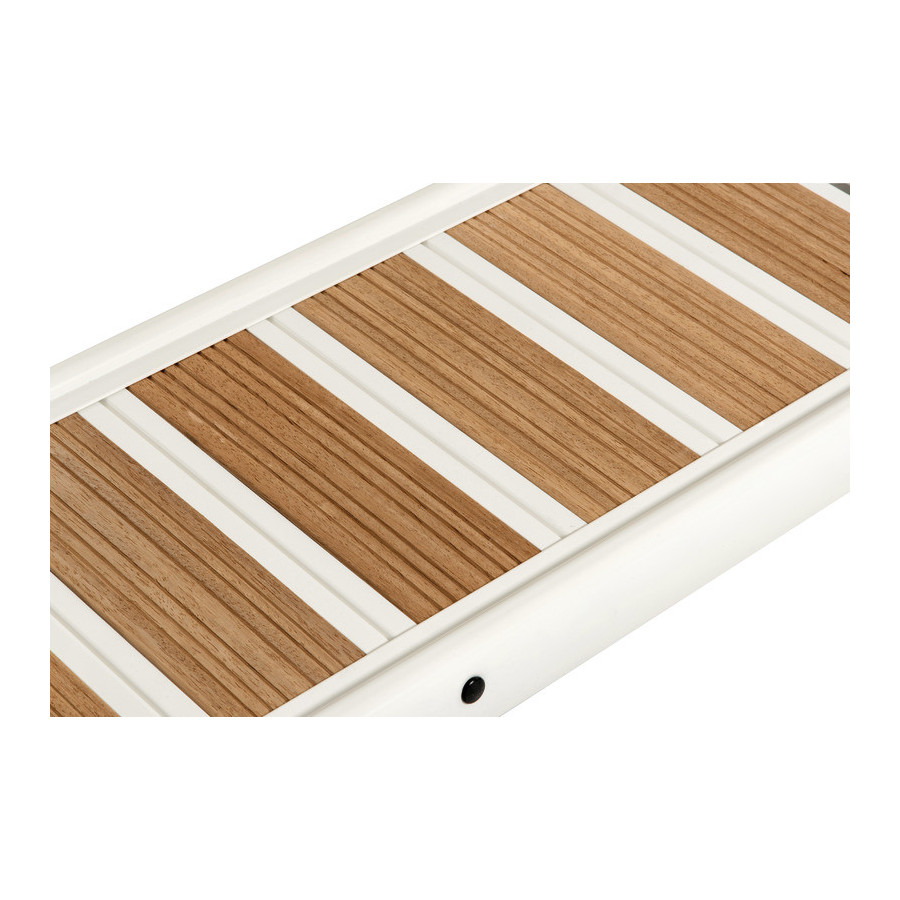 Passerelle pliante en alliage avec inserts 
