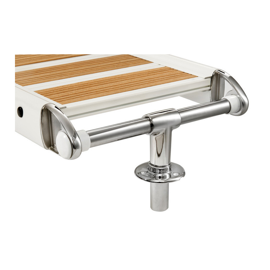 Passerelle pliante en alliage avec inserts 