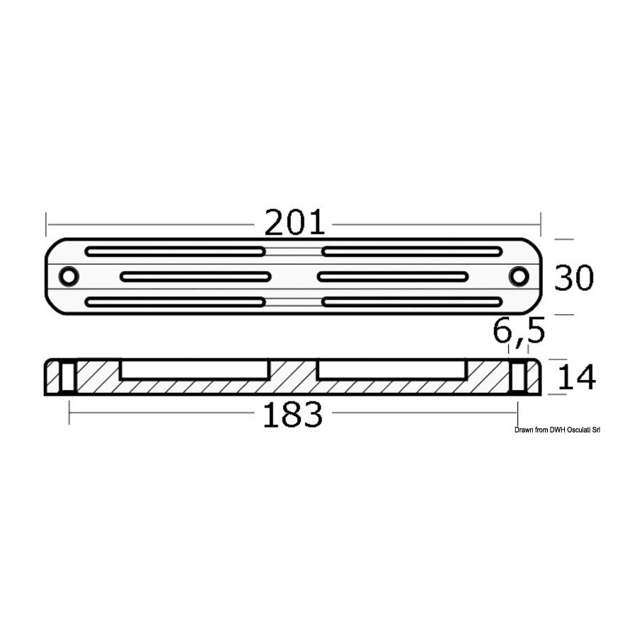 Barre universelle 40/HP et plus, 2 temps 