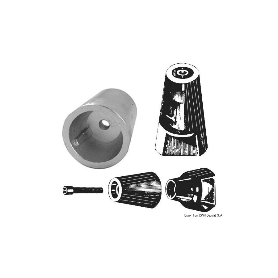 Ogives axes hélice avec filetage standard 