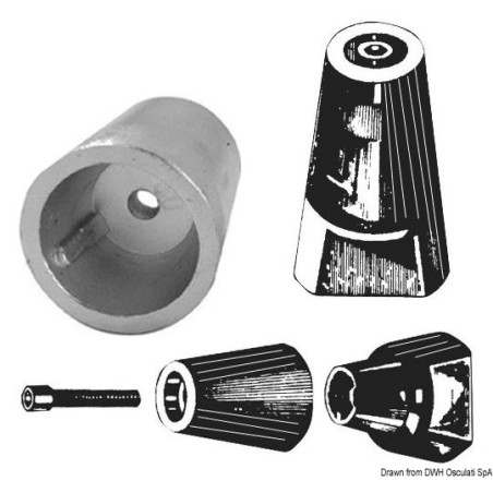 Ogives axes hélice avec filetage standard