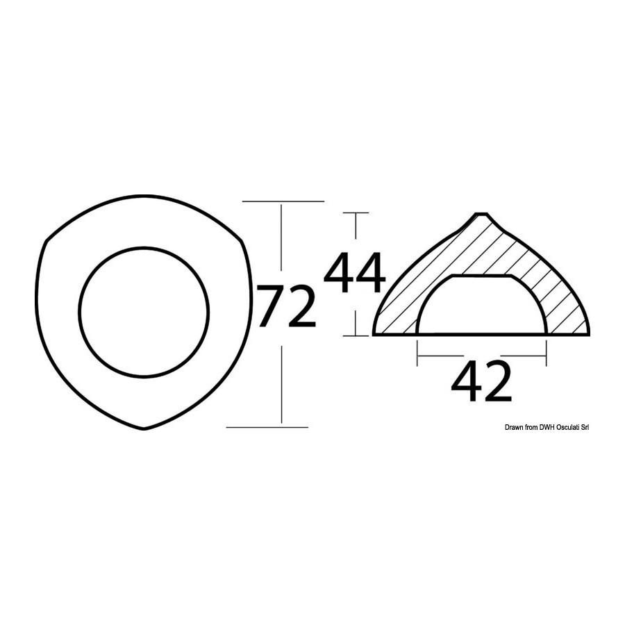 Cône d'hélice Variante ou Accessoires Réduit:hélices Max/Prop 42 mm *43.224.41*