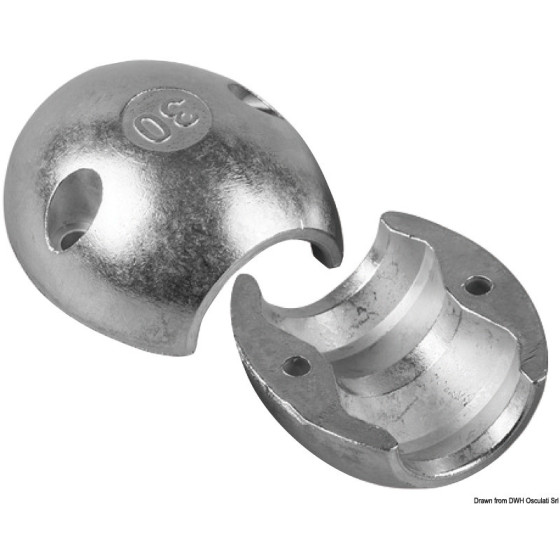 Anode noix d'arbre en zinc,couplage DPH/DPR 