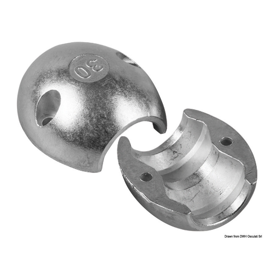 Anode noix d'arbre en zinc,couplage DPH/DPR 
