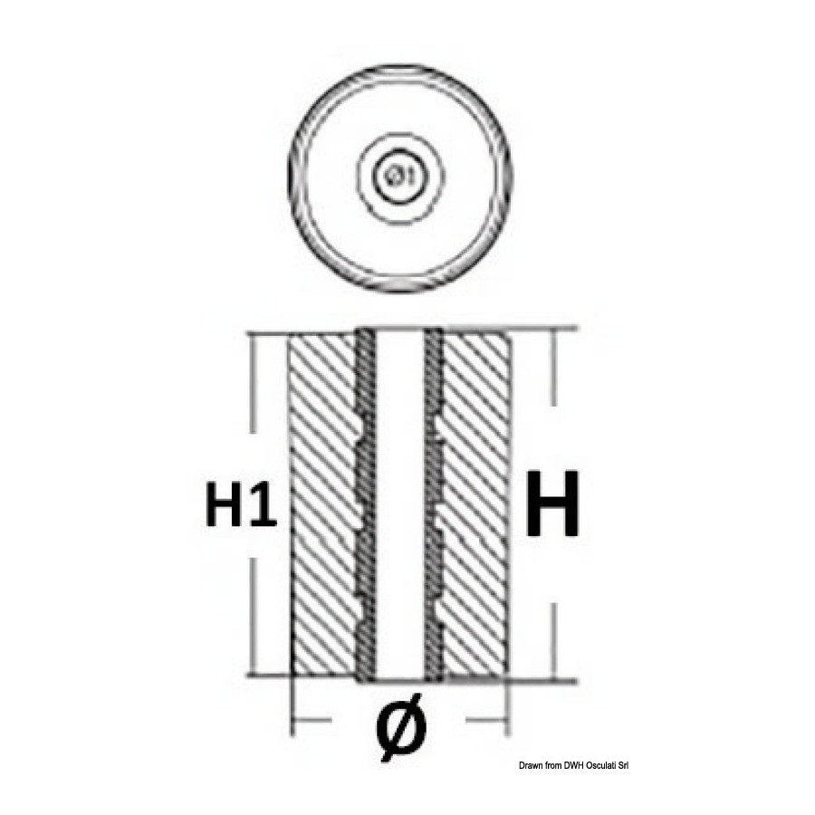 Anode pour échappement Volvo DPH / DPR 