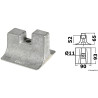 Anode pied YAMAHA 300/450 HP