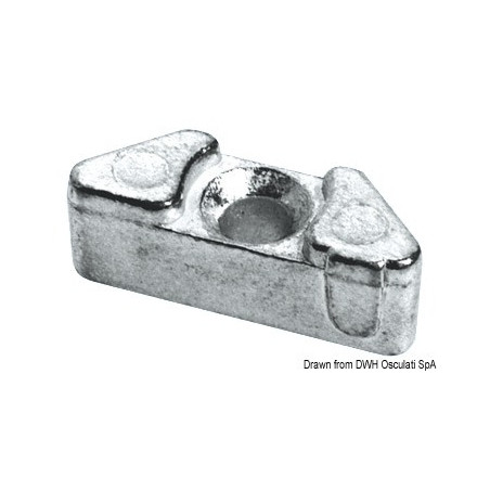 Anode cylindre pour Yamaha 9,9/250 HP