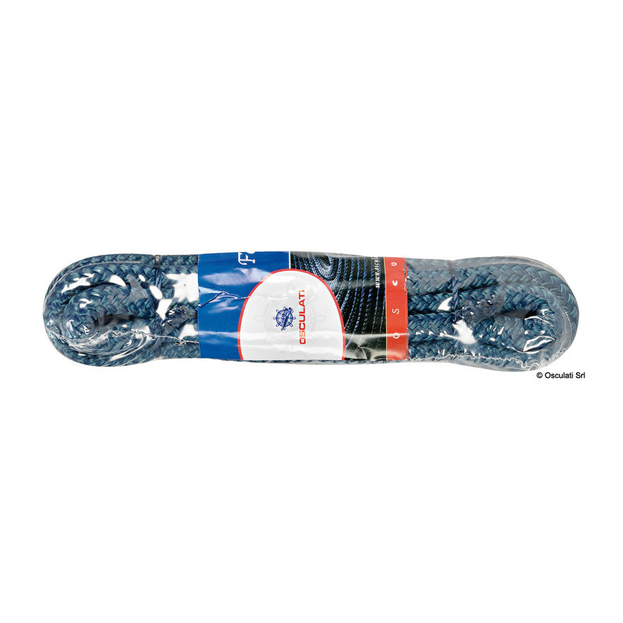 Bouts en polyester haute résistance pour fixation pare-battage avec oeillet 