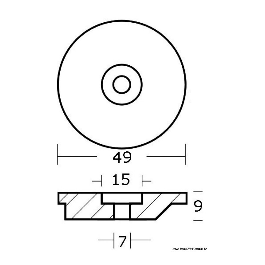 Anode à plaque 