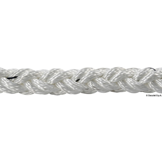Tresse en polyester Square Line haute résistance à 8 fuseaux 