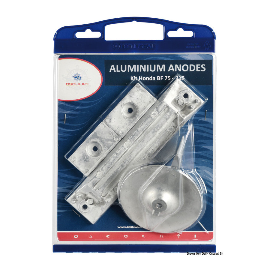 Kit anodes hors-bord pour Honda 