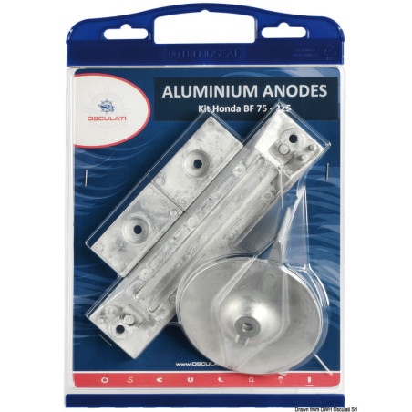 Kit anodes hors-bord pour Honda