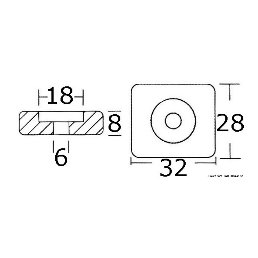 Zinc pour Honda 8/20 HP 