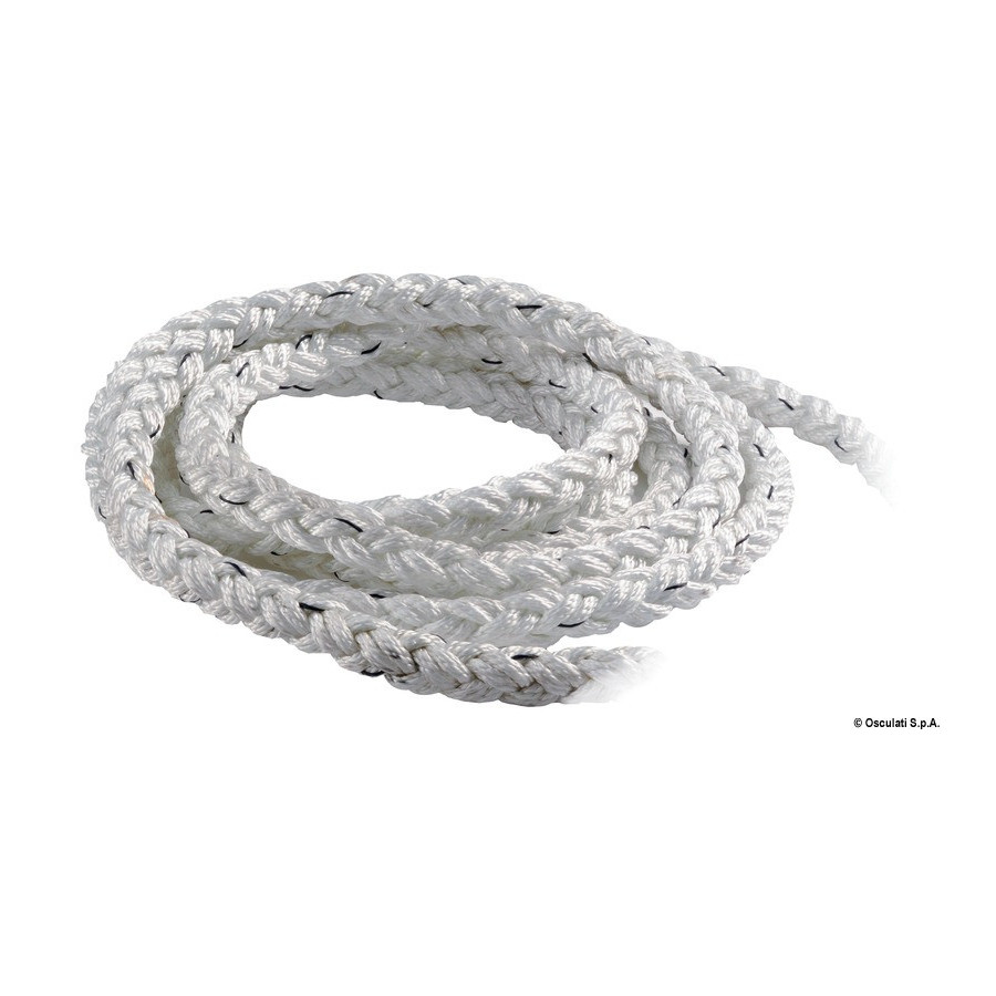 Tresse en polyester Square Line haute résistance à 8 fuseaux 