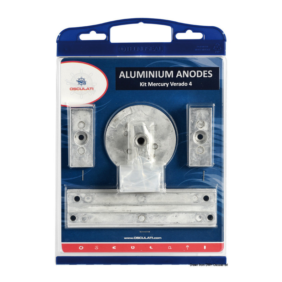 Kit anodes pour Mercury 