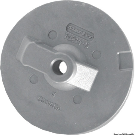 Queue de carpe plate pour Alpha/Bravo/Verado
