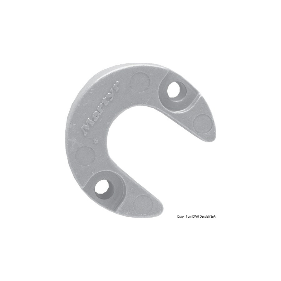 Anode pied pour Mercruiser/Alpha 
