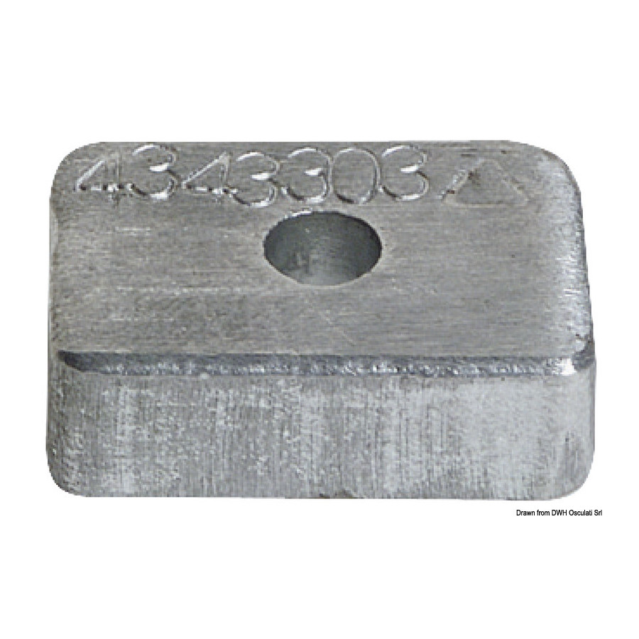 Anode pour Mercury 4/5/6 HP 